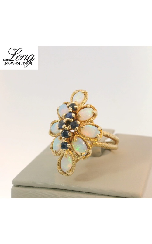 14K Yellow Gold Gemstone Ring: Elegant and Vibrant Style