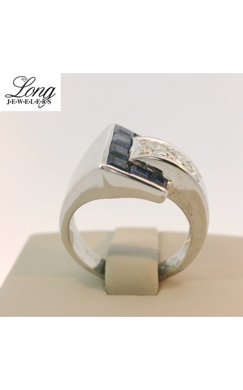 14K White Gold Gemstone Ring: Elegant and Timeless Beauty