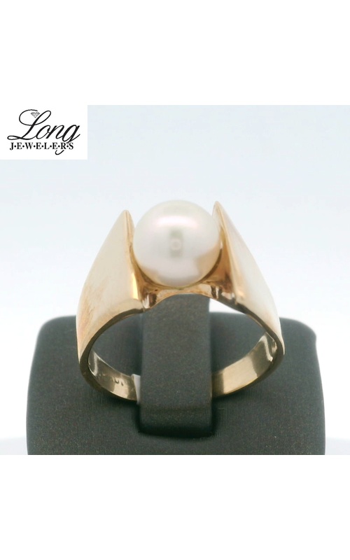 Pearl Ring w 10K Gold Band