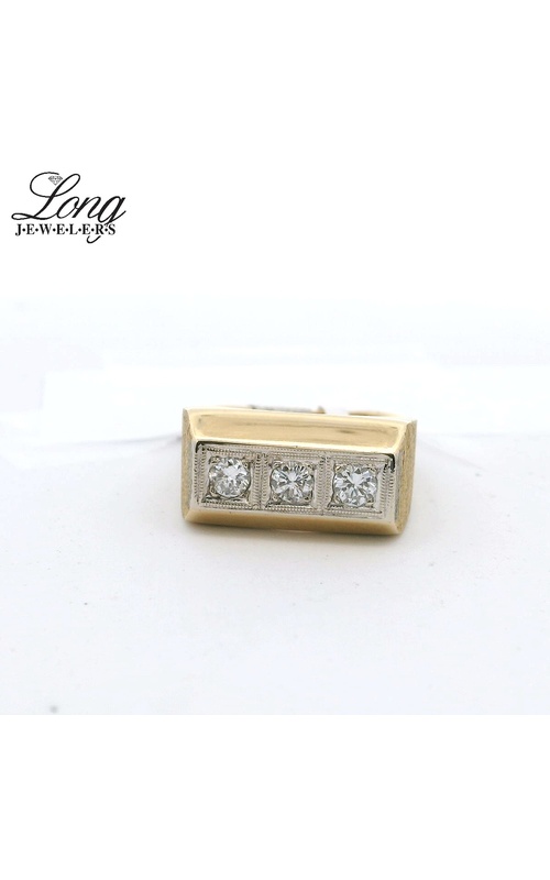 14K Yellow Gold Pave Ring: Elegant Sparkle & Timeless Charm