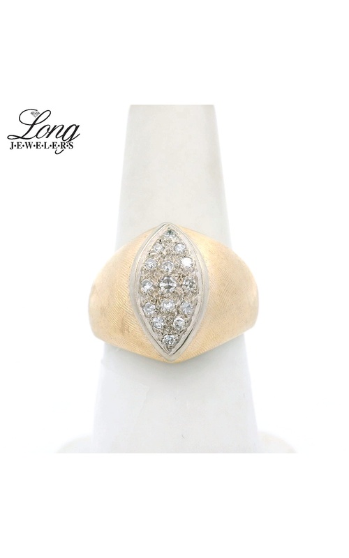 14K Yellow Gold Cluster Ring: Timeless Elegance and Sparkling Brilliance