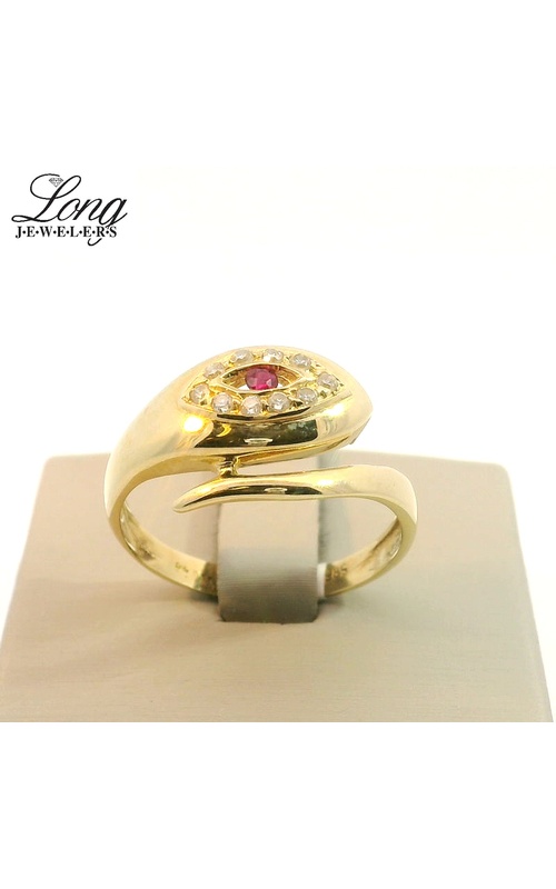 Ruby Evil Eye Ring