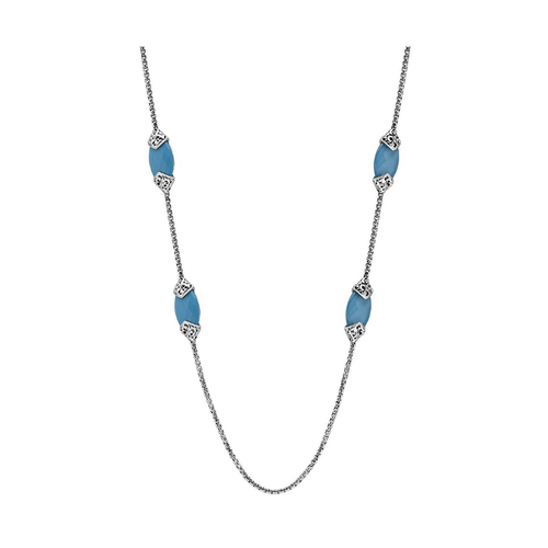 Charles Krypell Sterling Silver Necklace 4-6953-TQ thumbnail 1