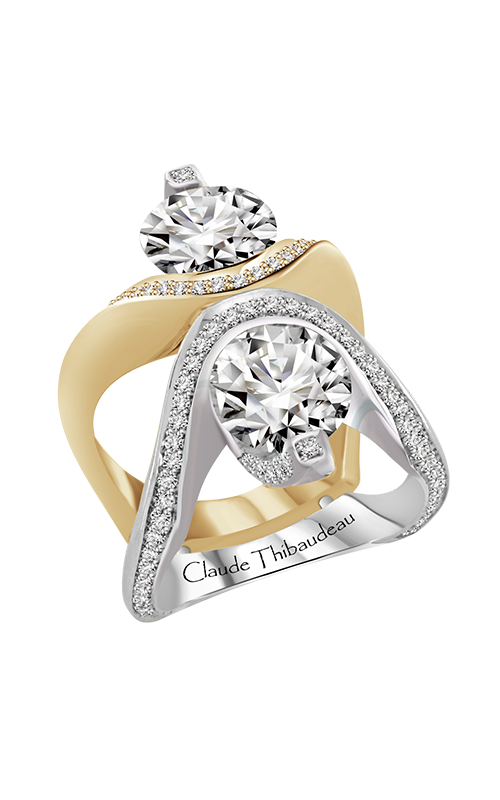 Claude Thibaudeau Engagement Ring Just Released PLT-10172Y-MP