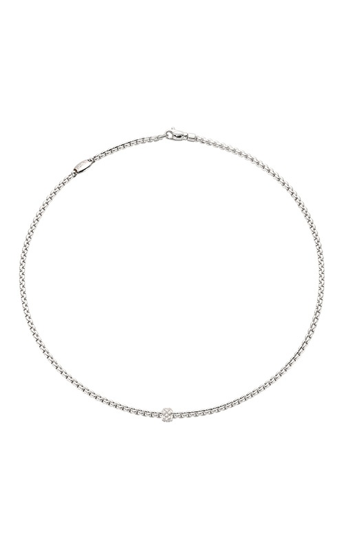 FOPE Eka Tiny Necklace 730C PAVE3