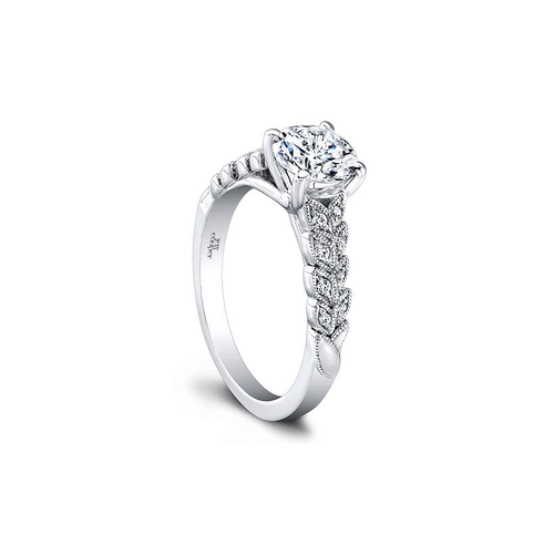 Jeff Cooper Laurel Engagement Ring RP-1620H/RD6.0 thumbnail 1