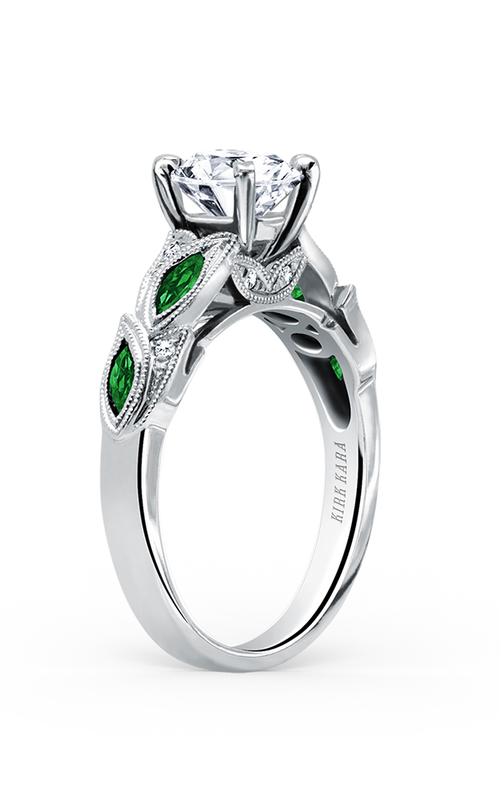 Kirk Kara Dahlia Engagement Ring K155TDR