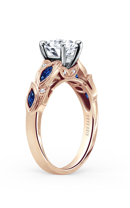 Kirk Kara Dahlia Engagement Ring K155BDRR Kirk Kara Dahlia Engagement Ring K155BDRR