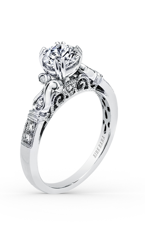 Kirk Kara Pirouetta Engagement Ring K163R