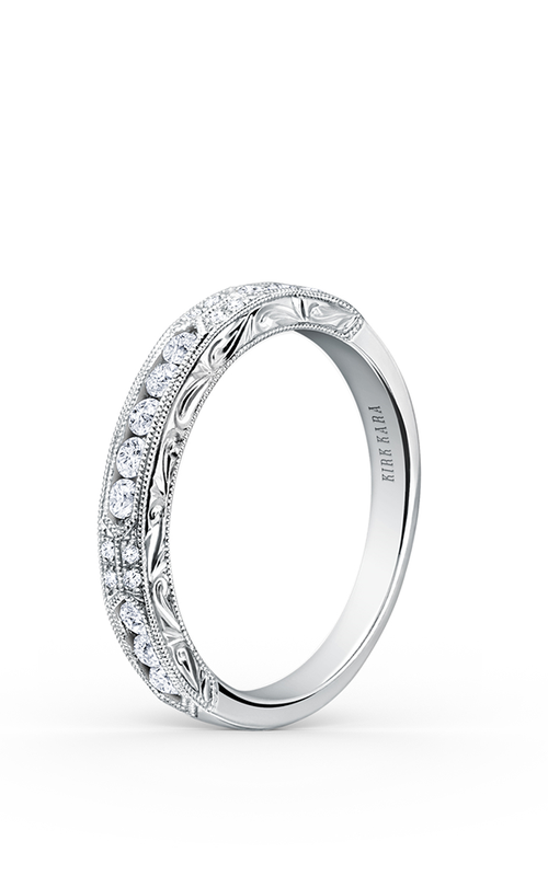 Kirk Kara Charlotte Wedding Band K1390D-B