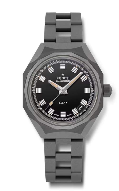 Zenith Defy Titanium  Black Dial Titanium Strap