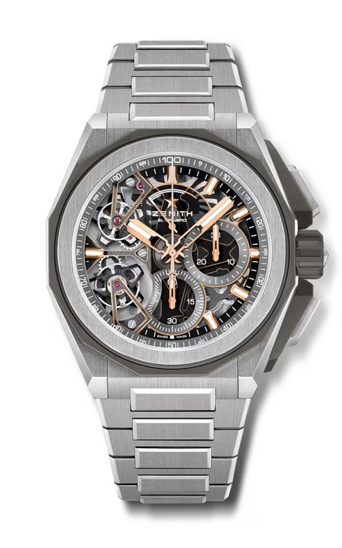 Zenith Defy Titanium   Skeleton Dial Titanium Strap