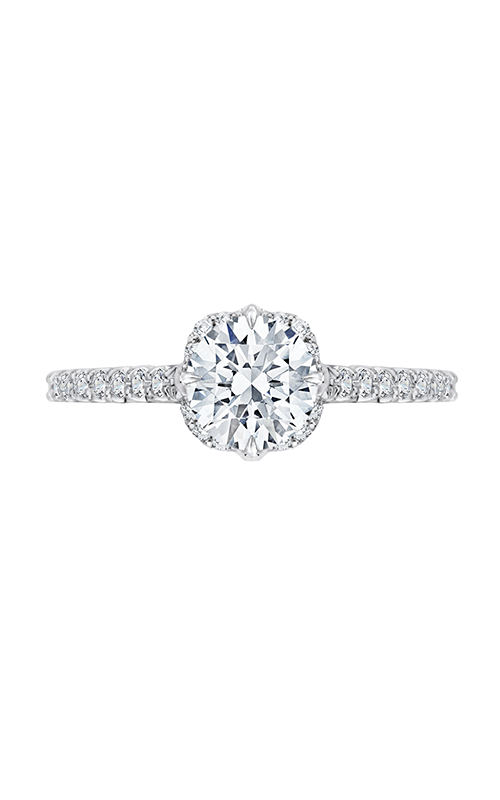 Shah Luxury Carizza Engagement Ring CA0101E-37W (Center Not Included)