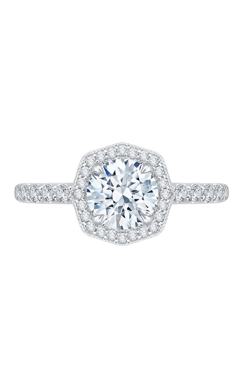 Shah Luxury Carizza Engagement Ring CA0114EK-37W (Center Not Included)