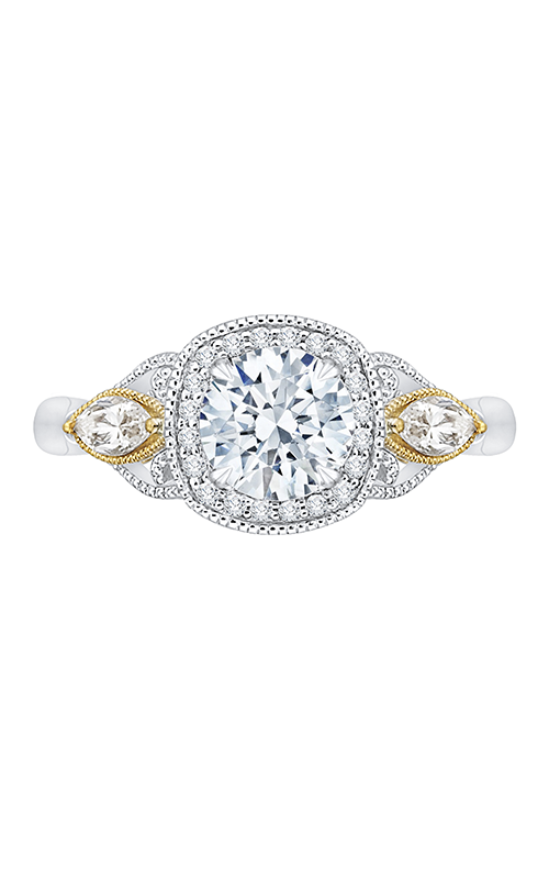 Shah Luxury Carizza Engagement Ring CA0147EK-37WY (Center Not Included)