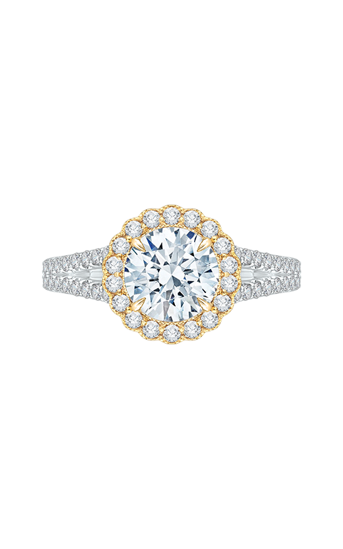 Shah Luxury Carizza Engagement Ring CA0156EYLHK-37WY-1.5 (Center Not Included)