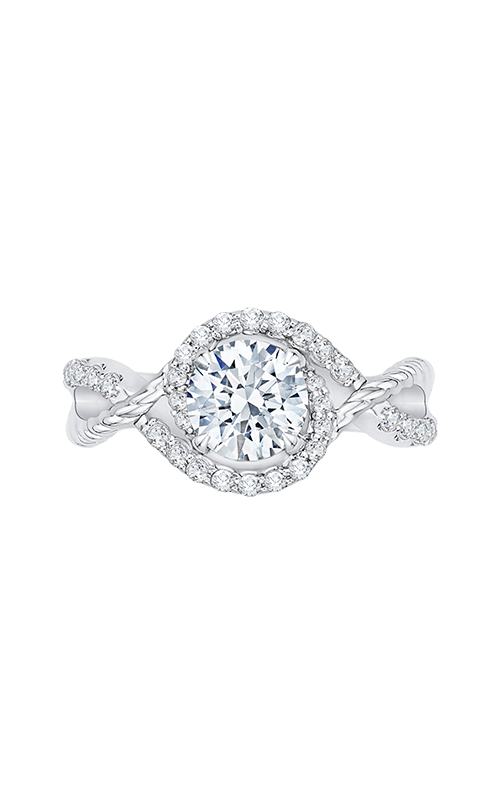 Shah Luxury Carizza Engagement Ring CA0171EHK-37W (Center Not Included)