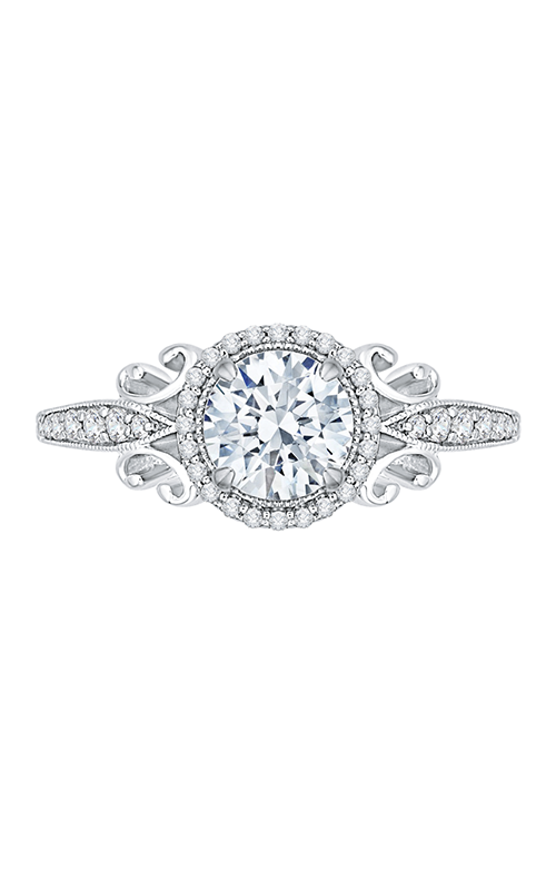 Shah Luxury Carizza Engagement Ring CA0181EHK-37W (Center Not Included)