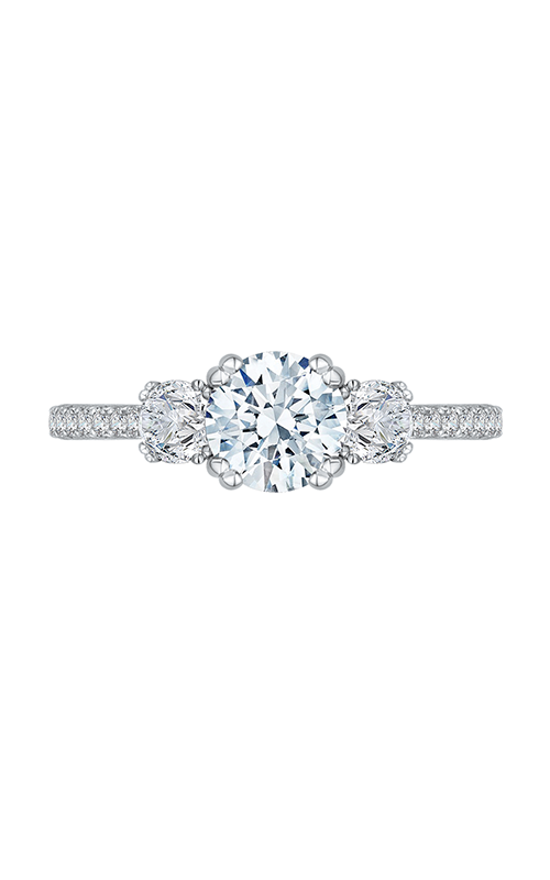 Shah Luxury Carizza Engagement Ring CA0204EK-37WY (Center Not Included)