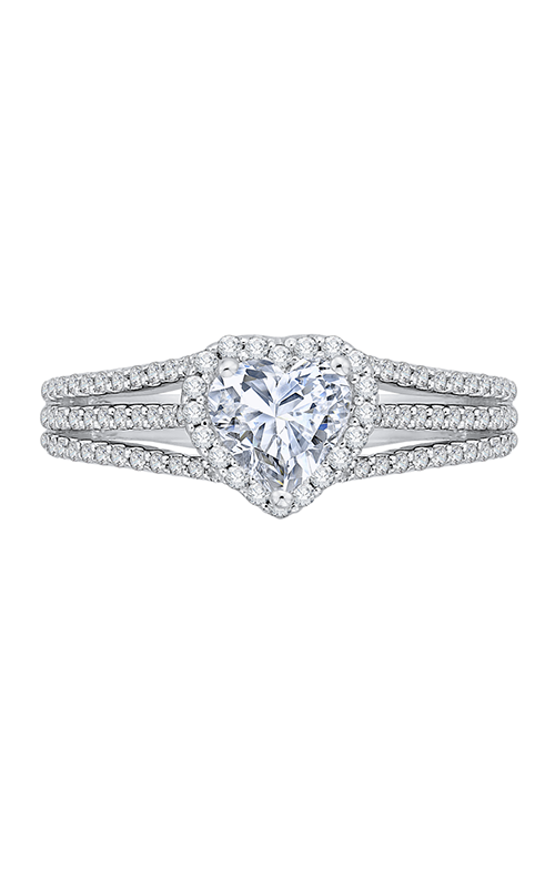 Shah Luxury Carizza Engagement Ring CAH0197EHK-37W (Center Not Included)