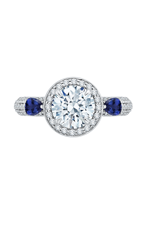 Shah Luxury Carizza Engagement Ring CA0217EK-S37W-1.50 (Center Not Included)