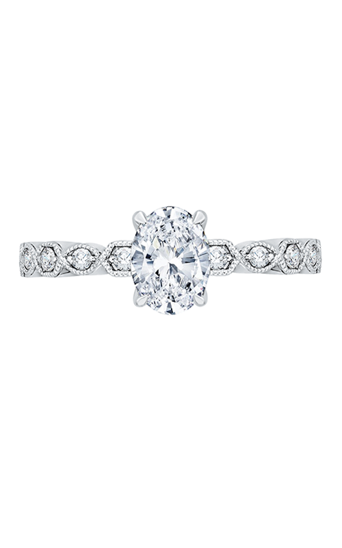 Shah Luxury Carizza Engagement Ring CAO0213EQK-37W (Center Not Included)