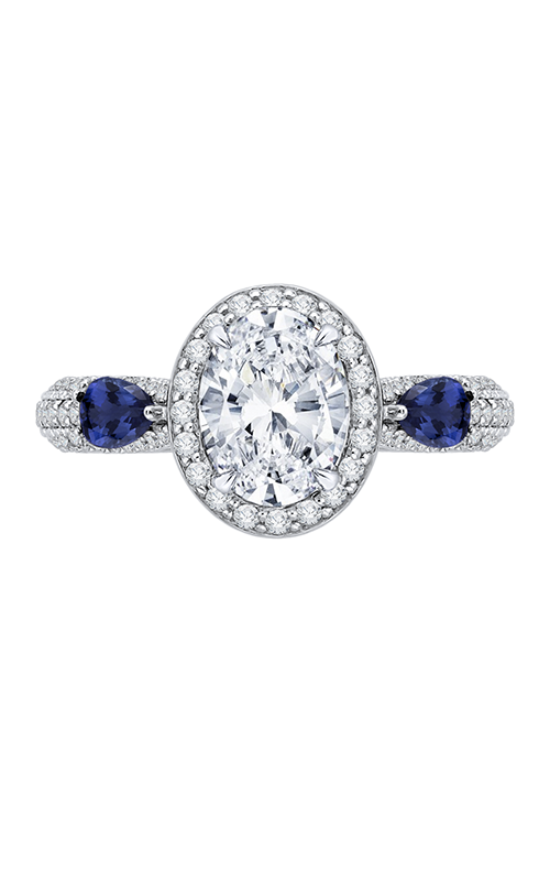 Shah Luxury Carizza Engagement Ring CAO0217EK-S37W-1.50 (Center Not Included)