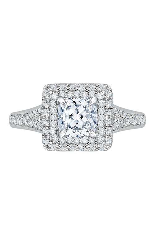 Shah Luxury Carizza Engagement Ring CAU0062EK-37W (Center Not Included)