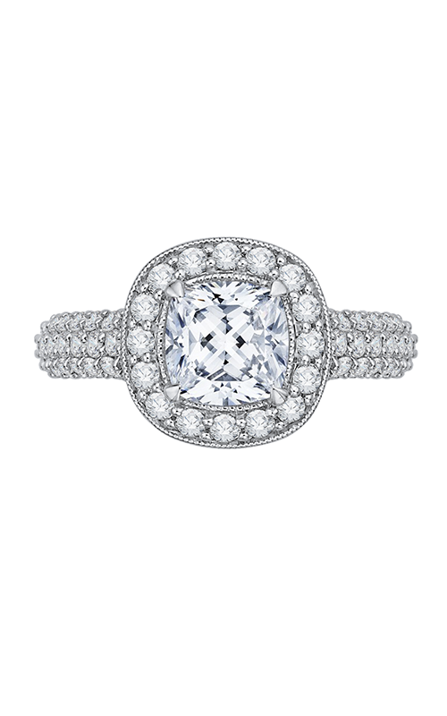 Shah Luxury Carizza Engagement Ring CAU0086EK-37W (Center Not Included)