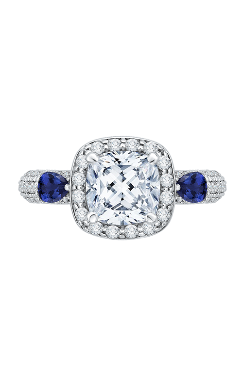 Shah Luxury Carizza Engagement Ring CAU0217EK-S37W-1.50 (Center Not Included)
