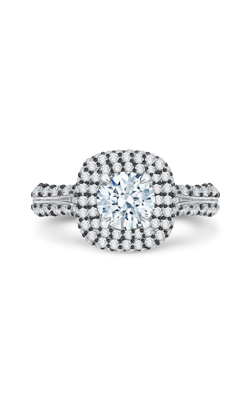 Shah Luxury Carizza Engagement Ring CA0036E-37WBK (Center Not Included)