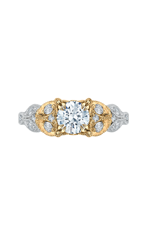 Shah Luxury Carizza Engagement Ring CA0049EK-37WY (Center Not Included)