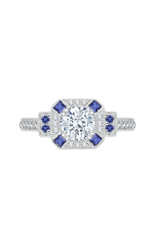 Shah Luxury Carizza Engagement Ring CA0063EK-S37WY (Center Not Included)