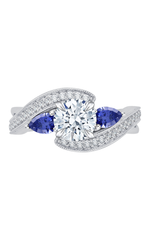 Shah Luxury Carizza Engagement Ring CA0065EK-S37W (Center Not Included)
