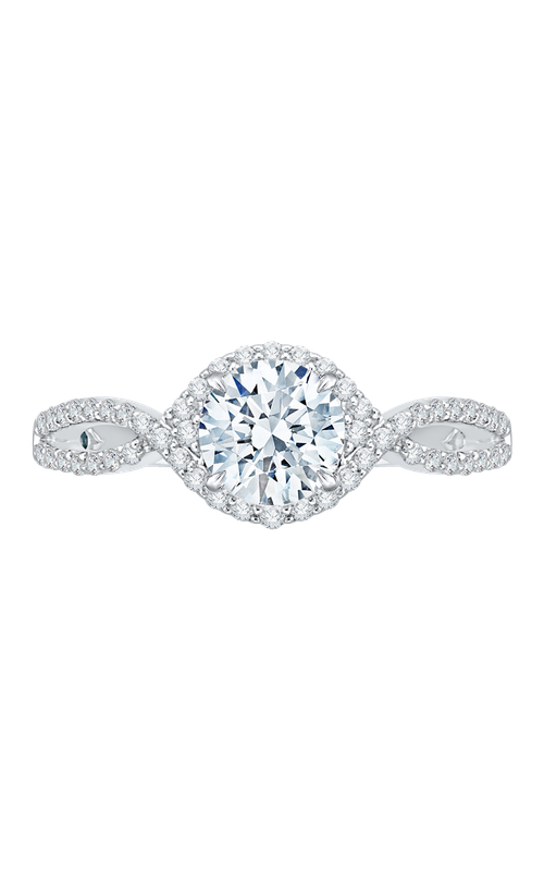 Shah Luxury Carizza Engagement Ring CA0110EK-37W-1.00 (Center Not Included)