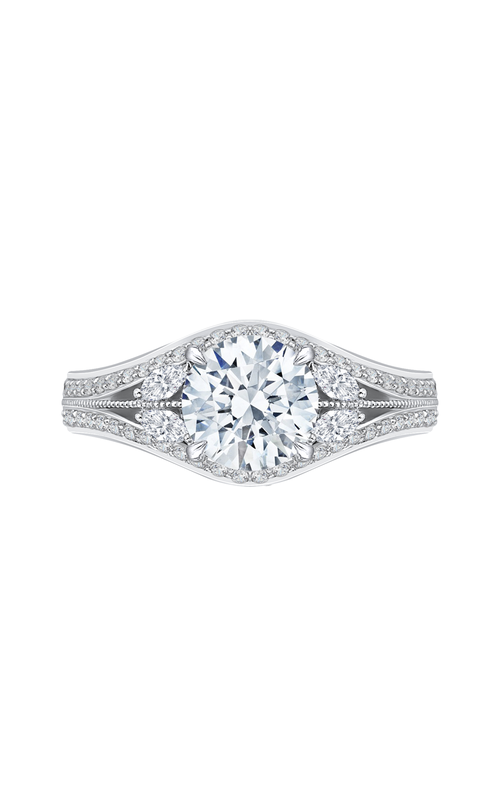 Shah Luxury Carizza Engagement Ring CA0145EHK-37W-1.50 (Center Not Included)