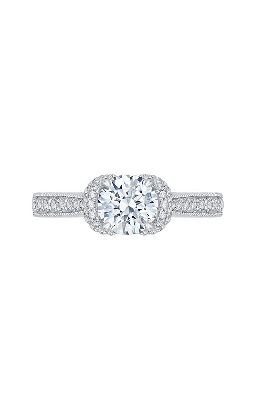 Shah Luxury Carizza Engagement Ring CA0161EHK-37W (Center Not Included)