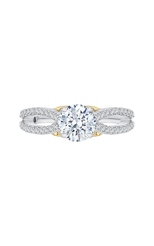 Shah Luxury Carizza Engagement Ring CA0169EHK-37WY (Center Not Included)