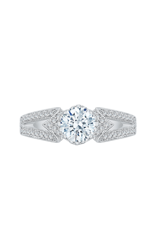 Shah Luxury Carizza Engagement Ring CA0174EHK-37W (Center Not Included)