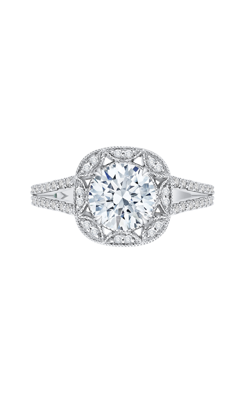 Shah Luxury Carizza Engagement Ring CA0180EHK-37WY-1.50 (Center Not Included)
