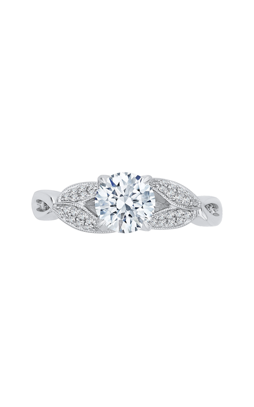 Shah Luxury Carizza Engagement Ring Z1070R6.5W4 (Center Not Included)