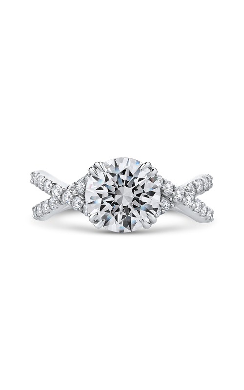 Shah Luxury Carizza Engagement Ring CA0231EQK-37W-2.00 (Center Not Included)