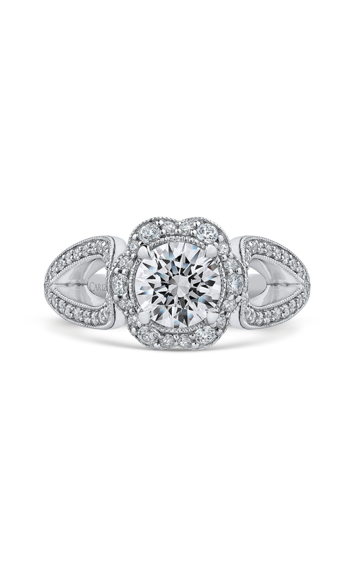Shah Luxury Carizza Engagement Ring CA0242EHK-37W-1.00 (Center Not Included)