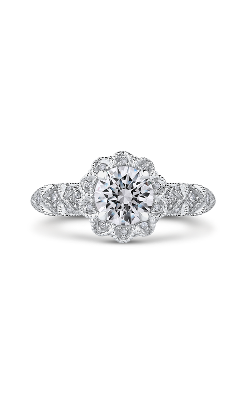 Shah Luxury Carizza Engagement Ring CA0255EHK-37W-1.00 (Center Not Included)