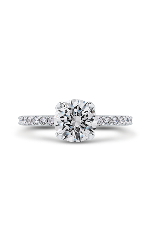 Shah Luxury Carizza Engagement Ring CA0276EQK-37W-1.50 (Center Not Included)
