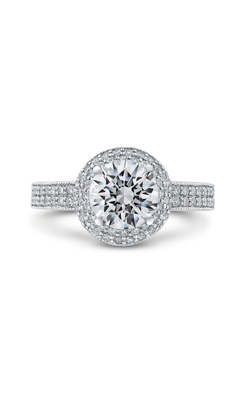 Shah Luxury Carizza Engagement Ring CA0277EHK-37W-1.50 (Center Not Included)