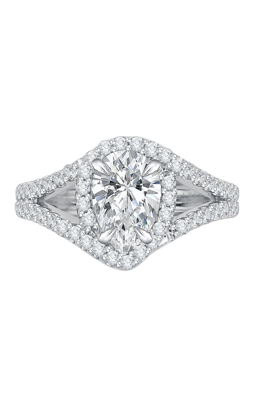 Shah Luxury Carizza Engagement Ring CAA0057EK-37W (Center Not Included)