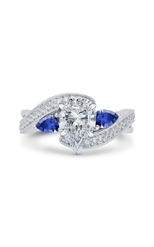 Shah Luxury Carizza Engagement Ring CAA0065EK-S37W (Center Not Included)