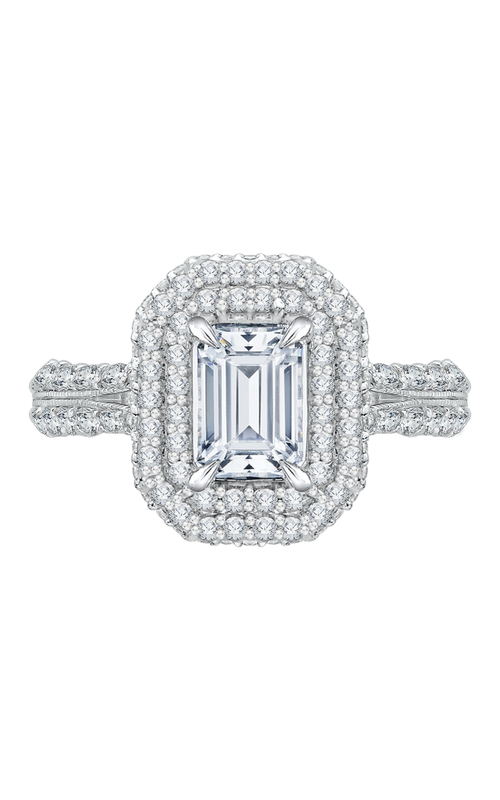 Shah Luxury Carizza Engagement Ring CAE0036EK-37W (Center Not Included)