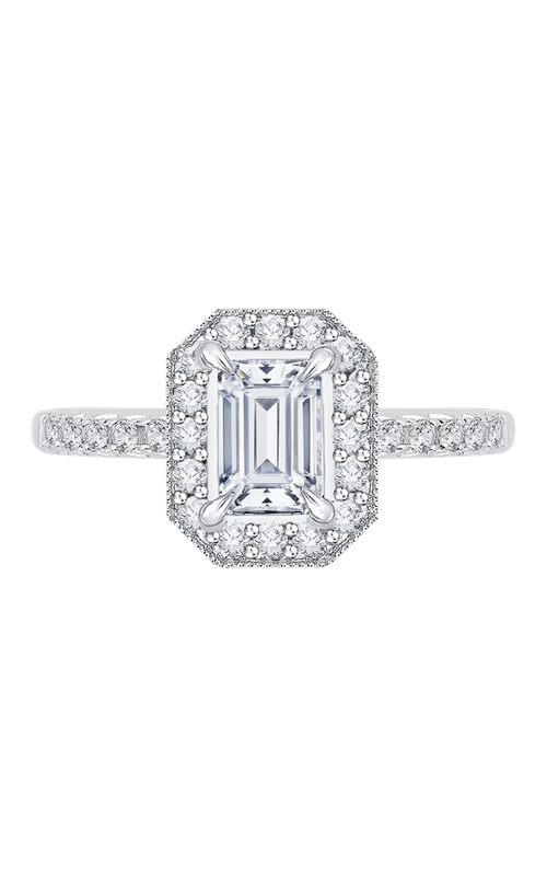 Shah Luxury Carizza Engagement Ring CAE0058EK-37W (Center Not Included)
